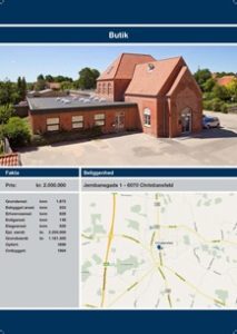 Udfordringen flytter den 23. november ind i det tidligere posthus i Christiansfeld. Tidligere var her også banegård for Kleinbanen til Haderslev og videre ned i Europa. Adressen er fortsat Jernbanegade 1. Fra nytår flytter den lokale ugeavis også ind her.