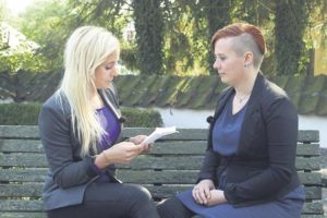 Udfordringen bragte et interview med Eva Maria Jørgensen i uge 46, 2014.
