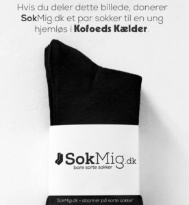 Delingen af dette billede på facebook udløste både sokker og reklamer.