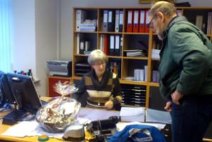 Gurli Adamsen er nu som 70-årig gået på pension fra stillingen som kordegn ved Haderslev Domsogn.