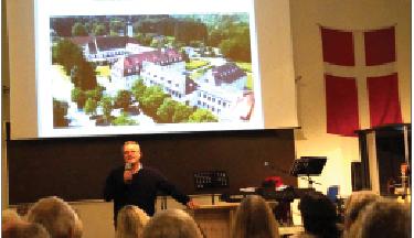 Claus Aagaard fra Græsted Frimenighed og Watchmen for the Nations fortalte bl.a. om et stort kloster udenfor München med 100 værelser, som fremover skal bruges til et retræte- og bedested under navnet ”Father’s House for all Nations”. En syrisk ven af Claus bød på det tidligere dominikanerkloster. Det samme gjorde 24 velgørende organisationer. Nonnerne bad i 3 måneder for at finde den rette køber og endte med at sælge til den kristne syrer, selv om hans bud ikke var det højeste, og selv om han ikke var katolik. Udover den syriske familie og ægteparret Aagaard er en familie fra Sydafrika med i ledergruppen, som skal føre stedet videre i kristen ånd.
