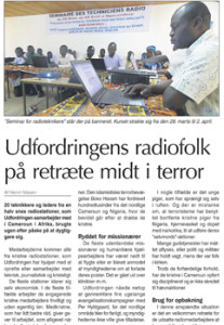 Artiklen i sidste uges avis.