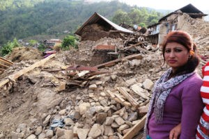 For et år siden så der sådan ud i Nepal. Foto: MAF.