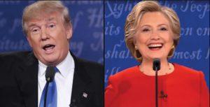 Præsidentkandidaterne Hillary Clinton og Donald Trump tørnede sammen i en live-debat i sidste uge. Som ventet blev det til en del mudderkastning. Trump beskyldte Clinton for at være inkompent, opfarende og ikke fysisk stærk nok til embedet. Hun mindede om, at Trump før har sagt, at klimaforandringer er et kinesisk fupnummer, hvilket han benægtede.
