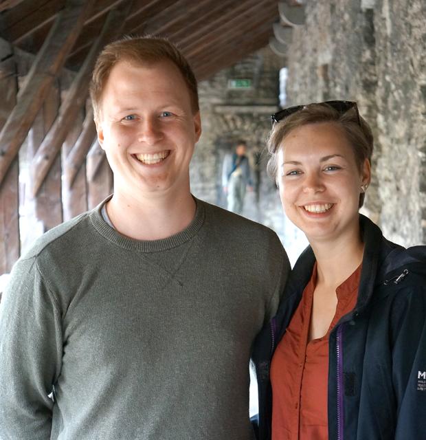- Det er dejligt, når Gud er med til at forløse noget, siger Allan Lund, der som 15-åirg valgte at lægge sit liv i Guds hænder. Allan blev for 5 år siden gift med Hannah. Her er de i St. Petersborg, Rusland. Privatfoto.