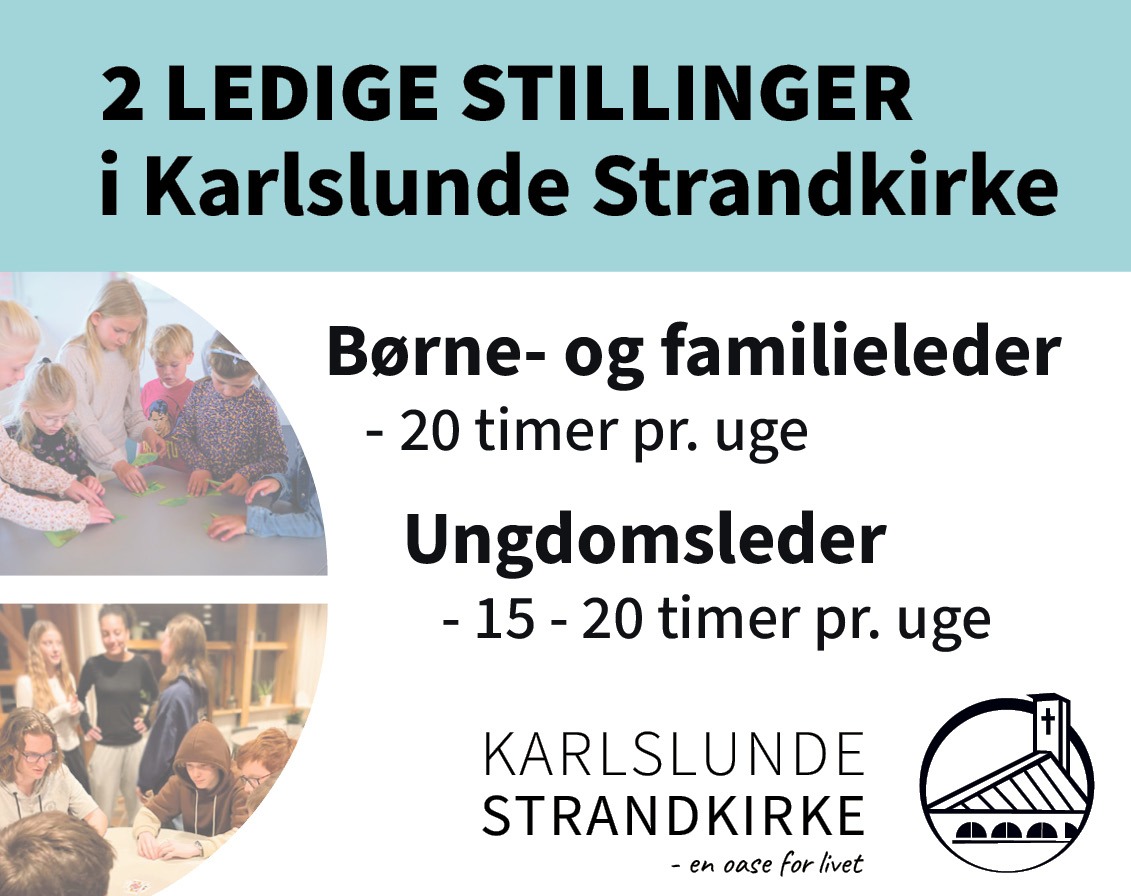 To stillinger Karlslunde Strandkirke