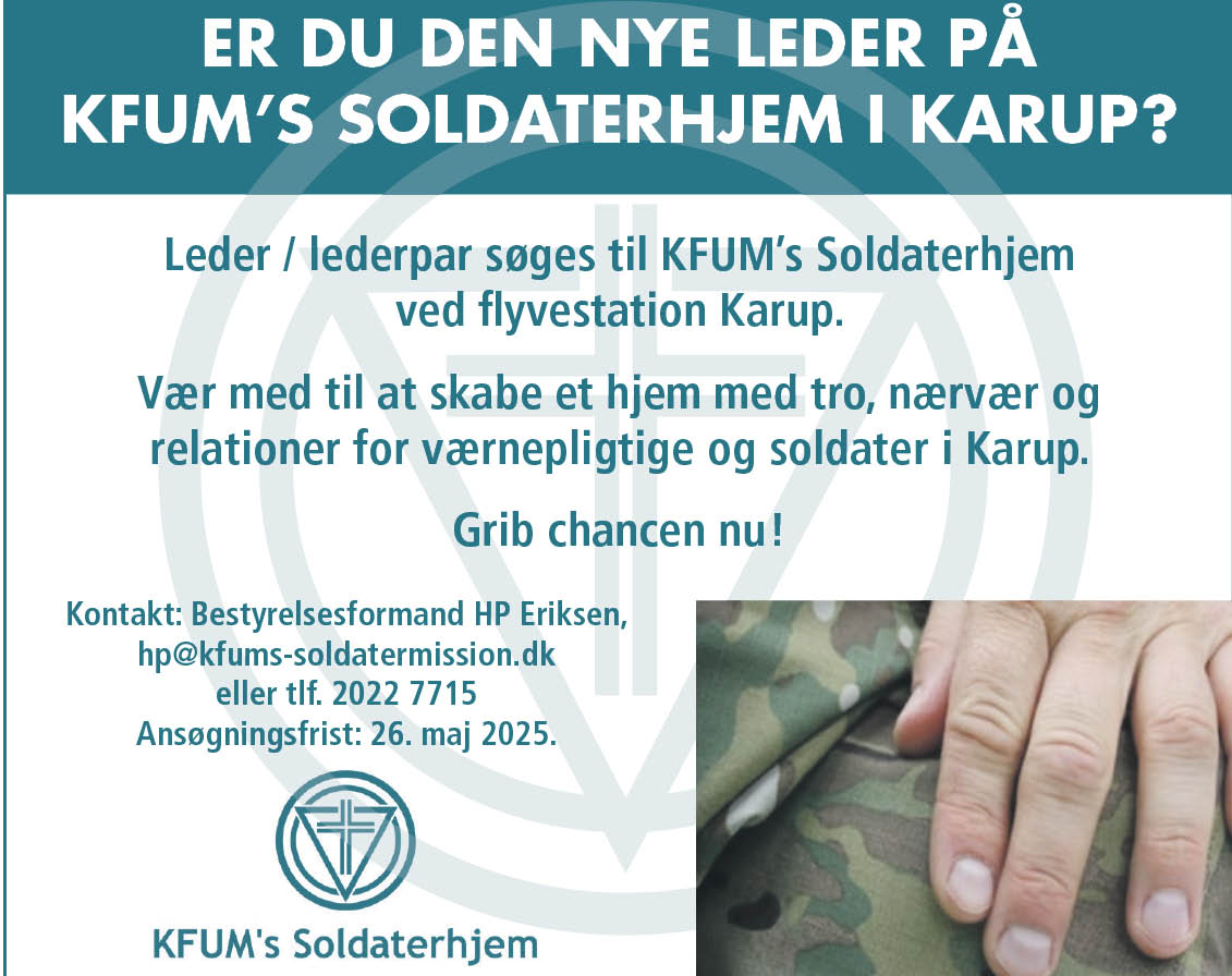 Soldaterhjemsleder KFUM