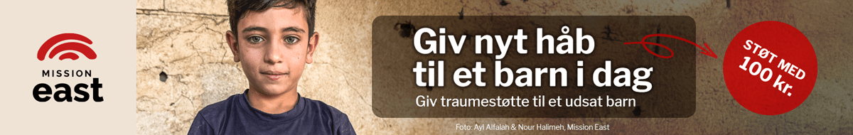 Mission Øst – banner over artikler